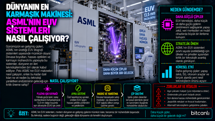 Dünyanın En Karmaşık Makinesi: ASML'nin EUV Sistemleri Nasıl Çalışıyor?